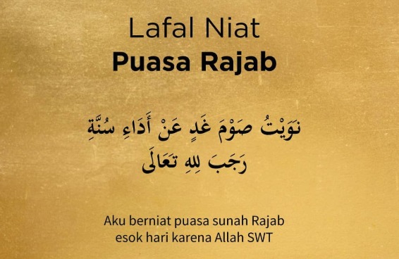 Bacaan Niat Puasa Rajab. Foto: NU Online - compleatthought.com