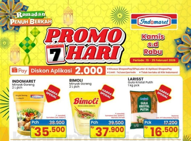 Promo JSM Indomaret Periode 19-25 Februari 2026