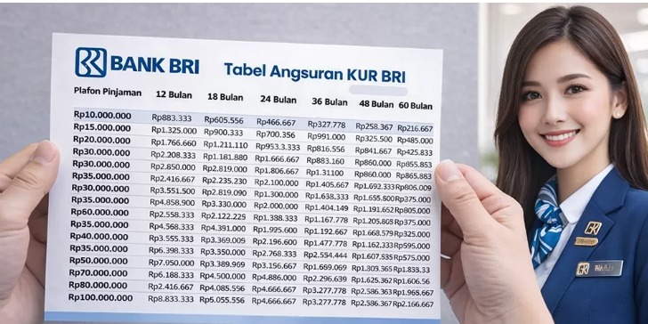 Update Tabel Angsuran KUR BRI 2026. Foto: Radar Banyuwangi - compleatthought.com
